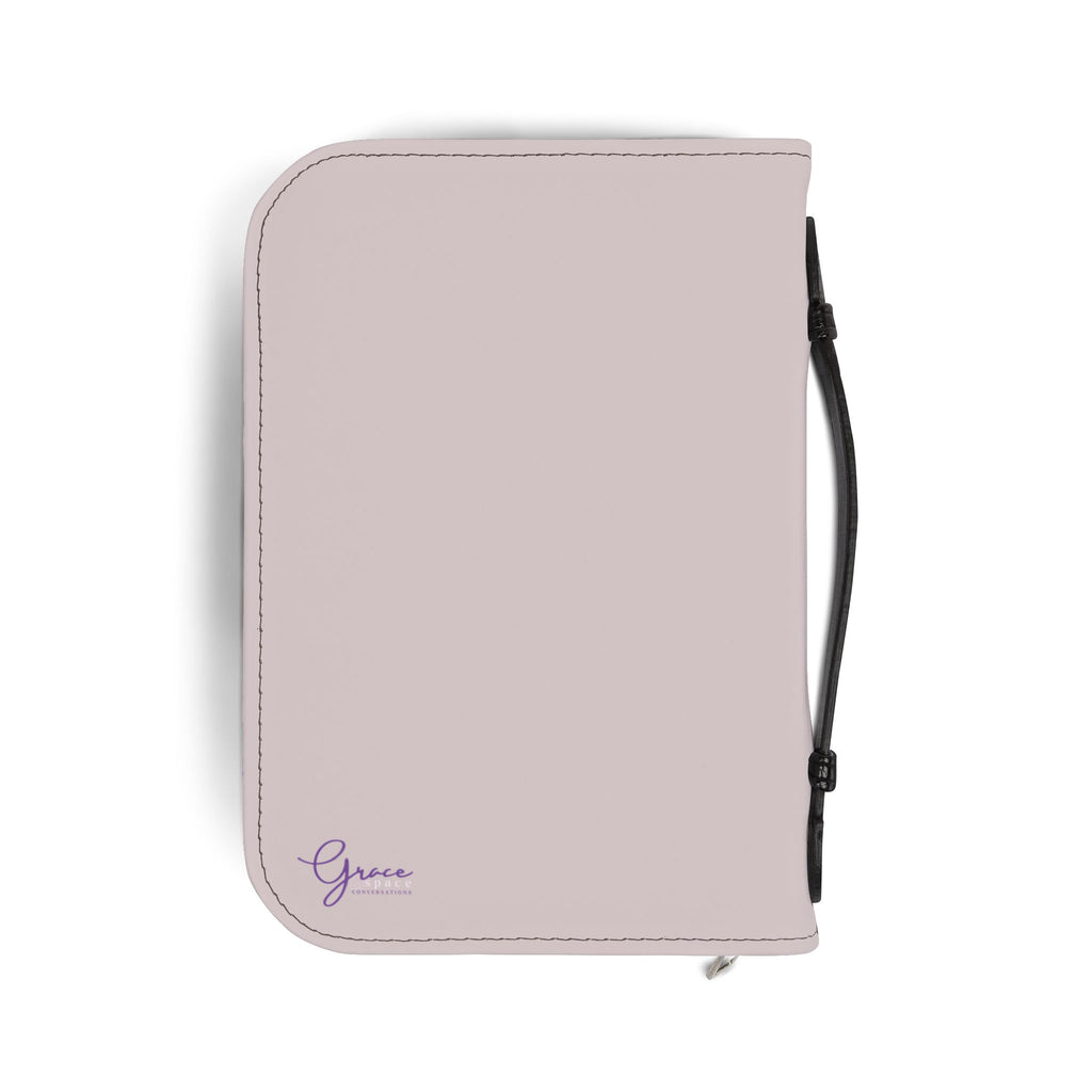 Abide John 15 Zippered Bible Case - Rose
