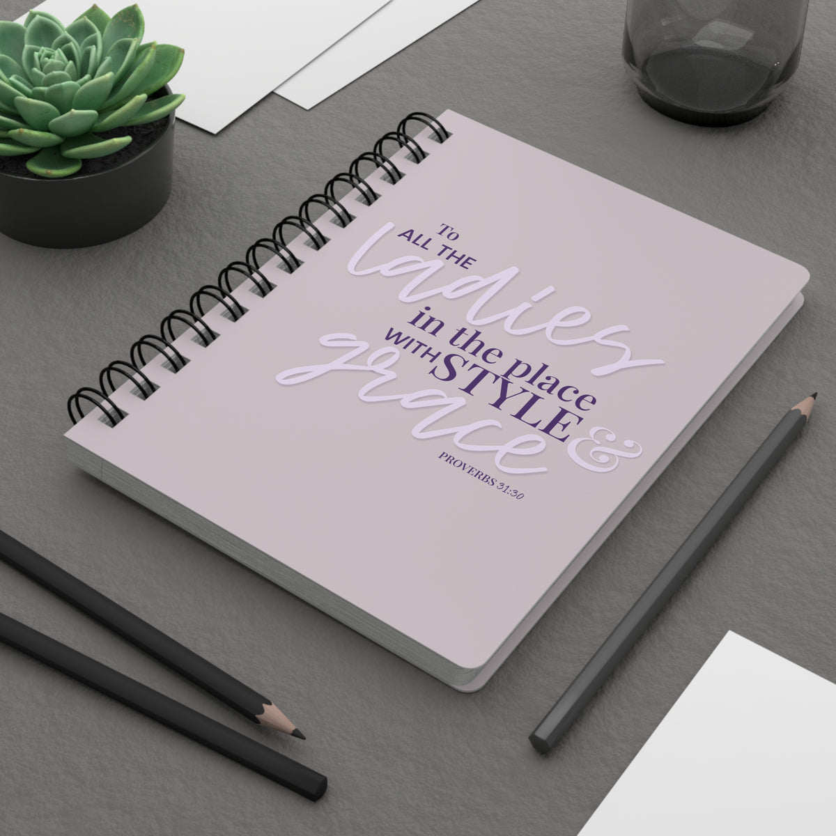 Style & Grace Spiral Journal