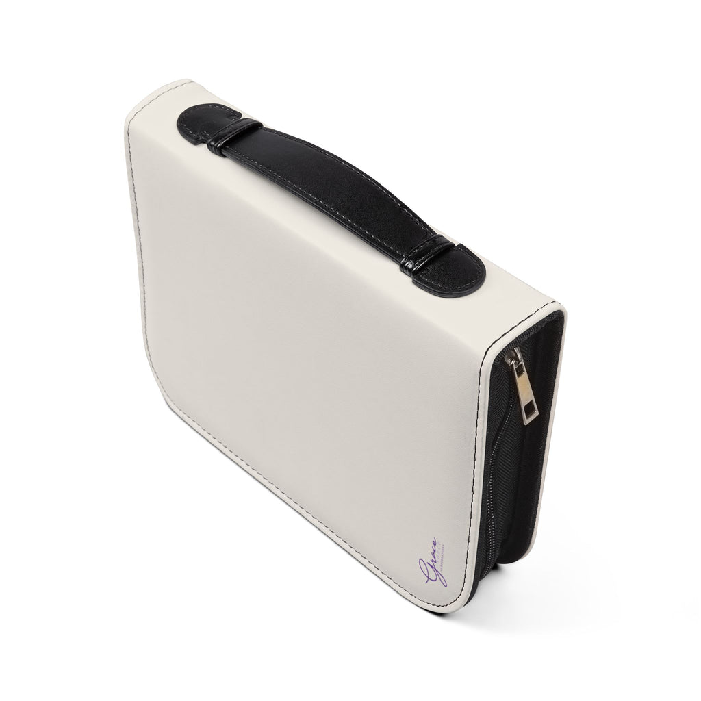 Style & Grace Zippered Bible Case - Snow