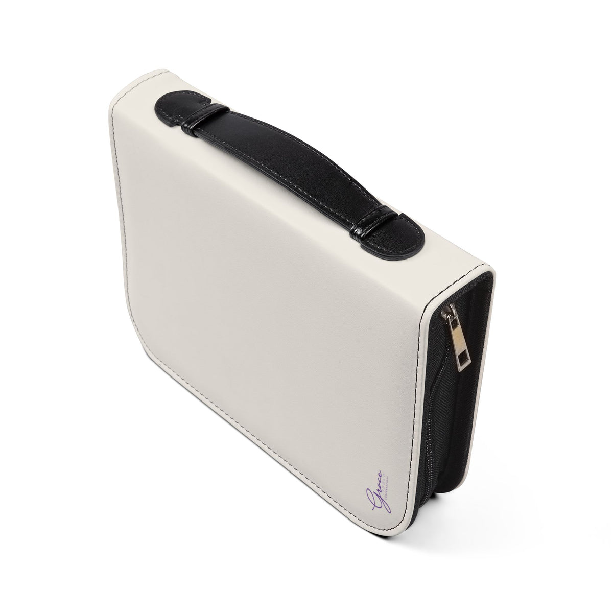 Style & Grace Zippered Bible Case - Snow