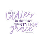 Style & Grace Kiss-Cut Sticker