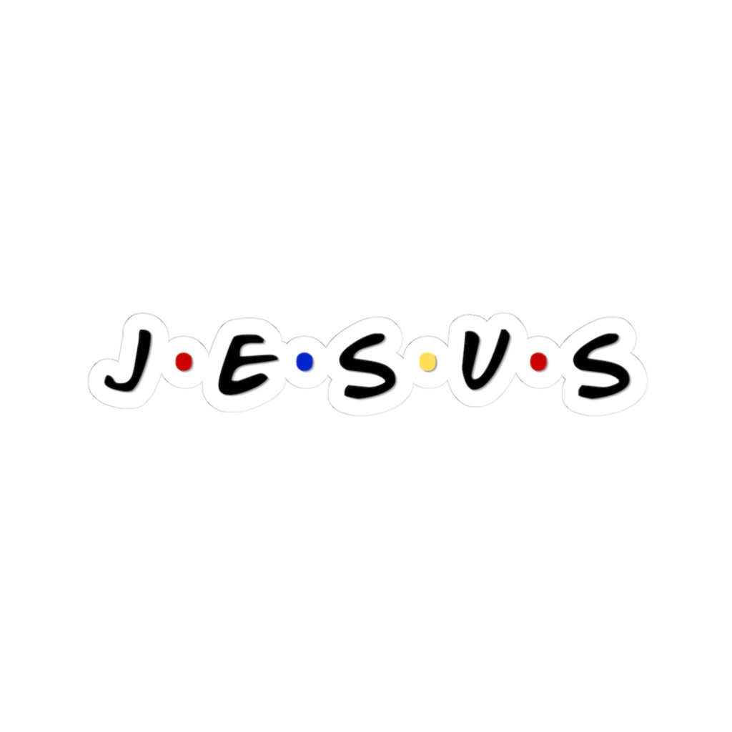 Jesus F•R•I•E•N•D•S Kiss-Cut Sticker