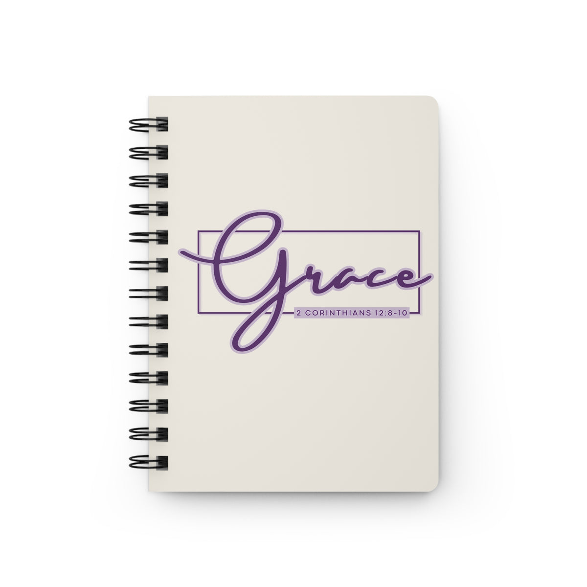 Grace 2 Corinthians 12 Spiral Journal