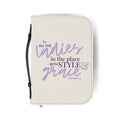 Style & Grace Zippered Bible Case - Snow