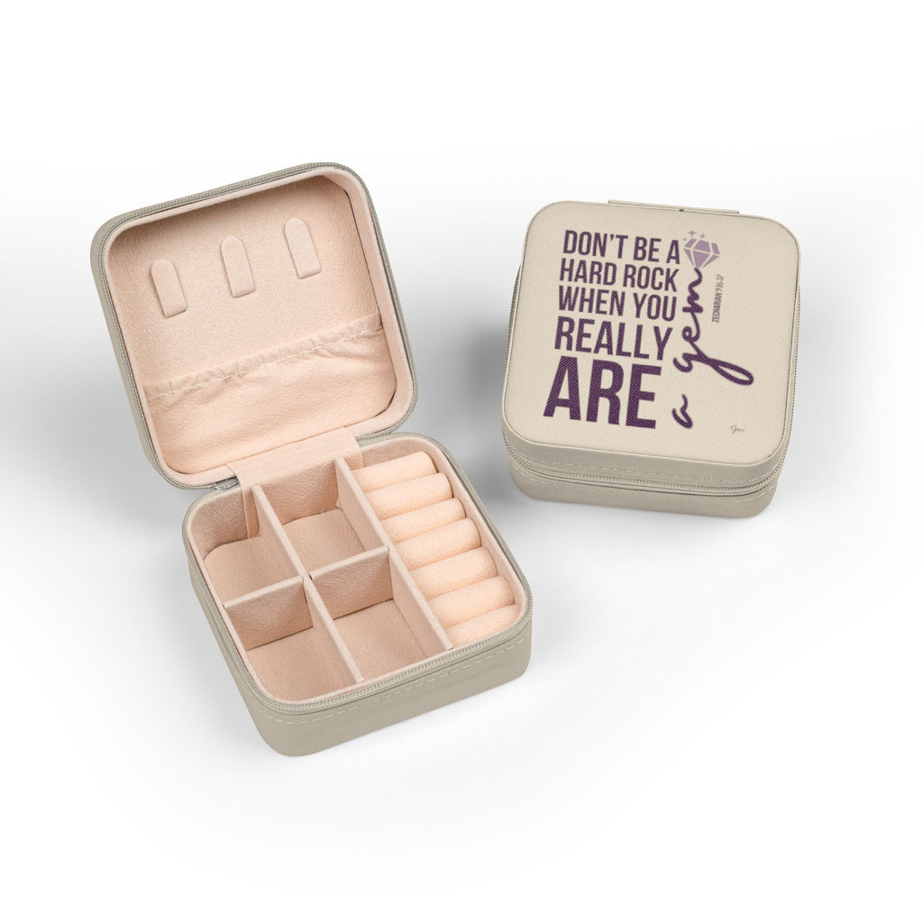 Realmente Eres una Joya — Estuche de Viaje para Joyas Compacto