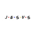 Jesus F•R•I•E•N•D•S Kiss-Cut Sticker