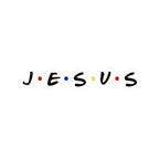 Jesus F•R•I•E•N•D•S Kiss-Cut Sticker