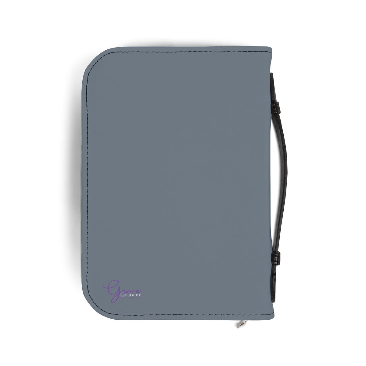 Abide John 15 Zippered Bible Case - Slate