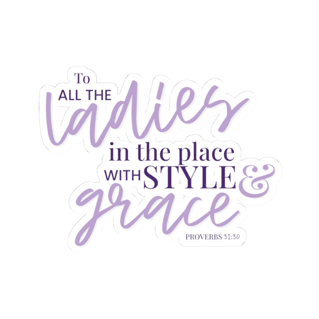 Style & Grace Kiss-Cut Sticker