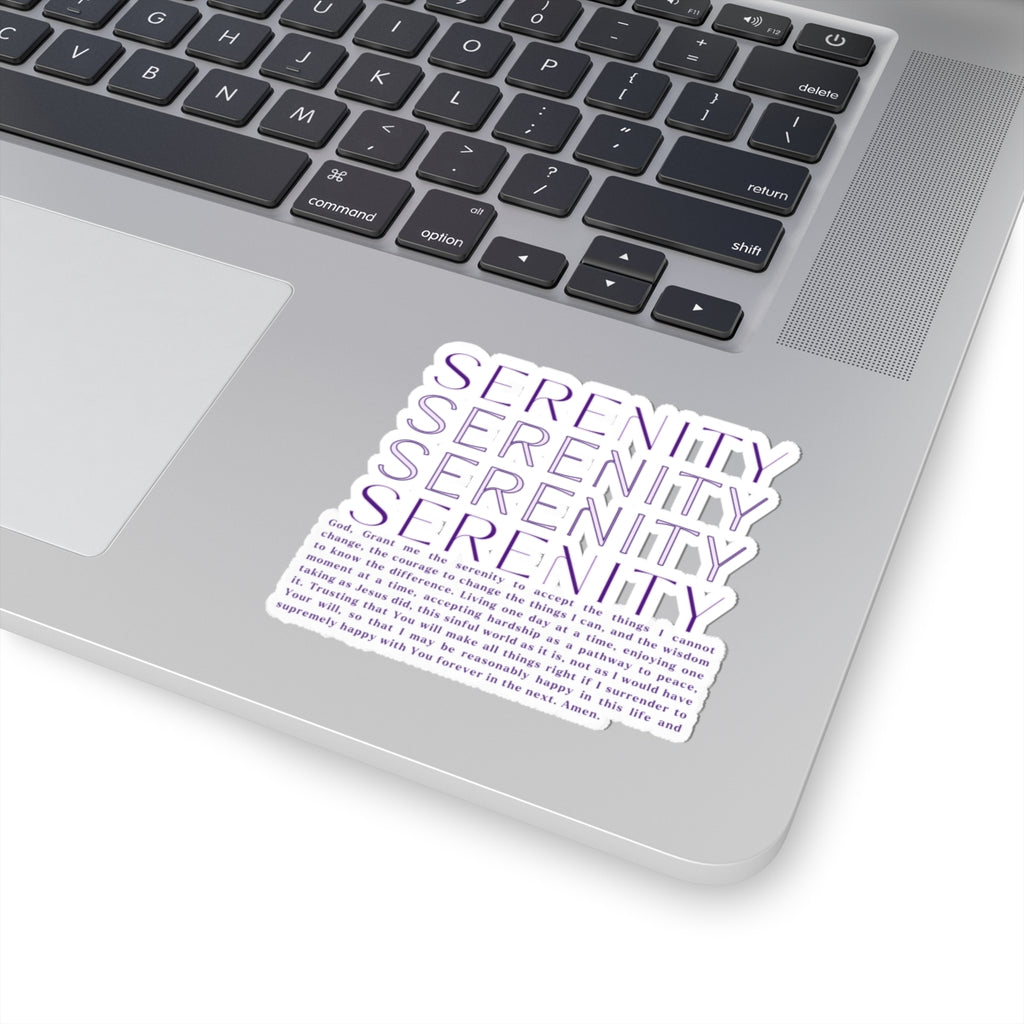 Serenity Prayer Kiss-Cut Sticker
