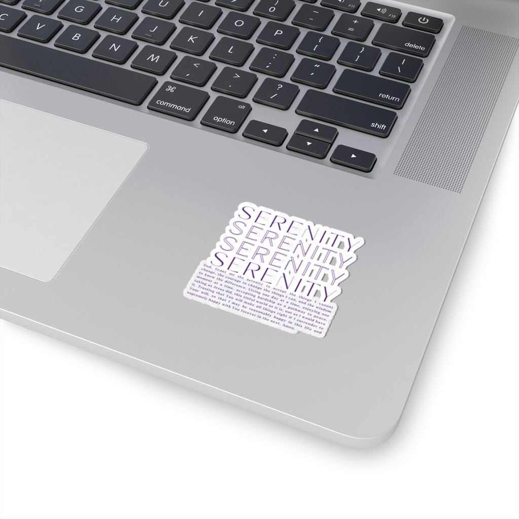 Serenity Prayer Kiss-Cut Sticker