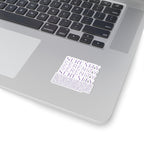 Serenity Prayer Kiss-Cut Sticker
