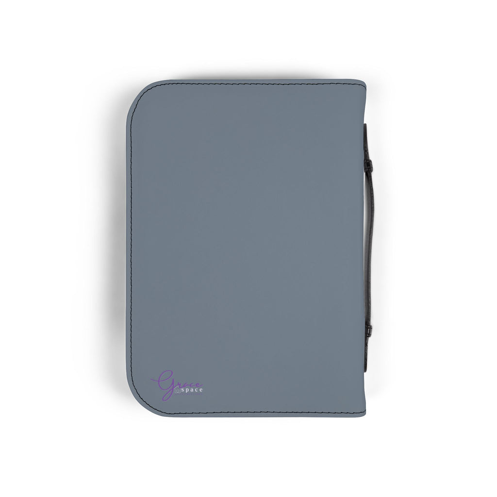 Abide John 15 Zippered Bible Case - Slate