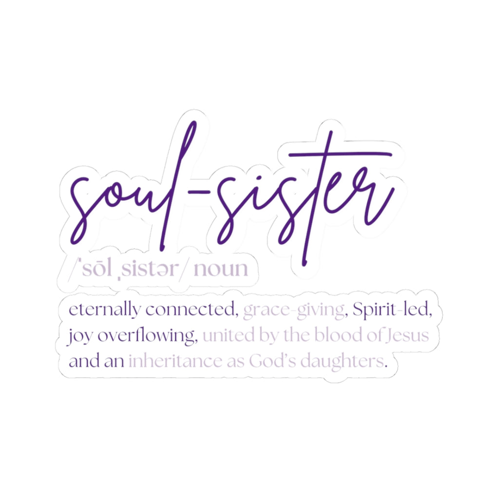 Soul-Sister Kiss-Cut Sticker