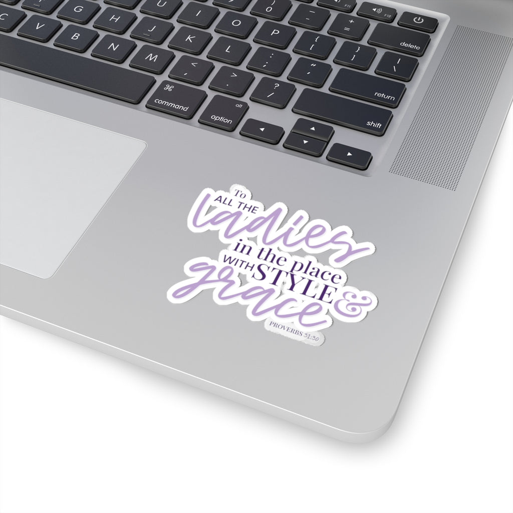 Style & Grace Kiss-Cut Sticker