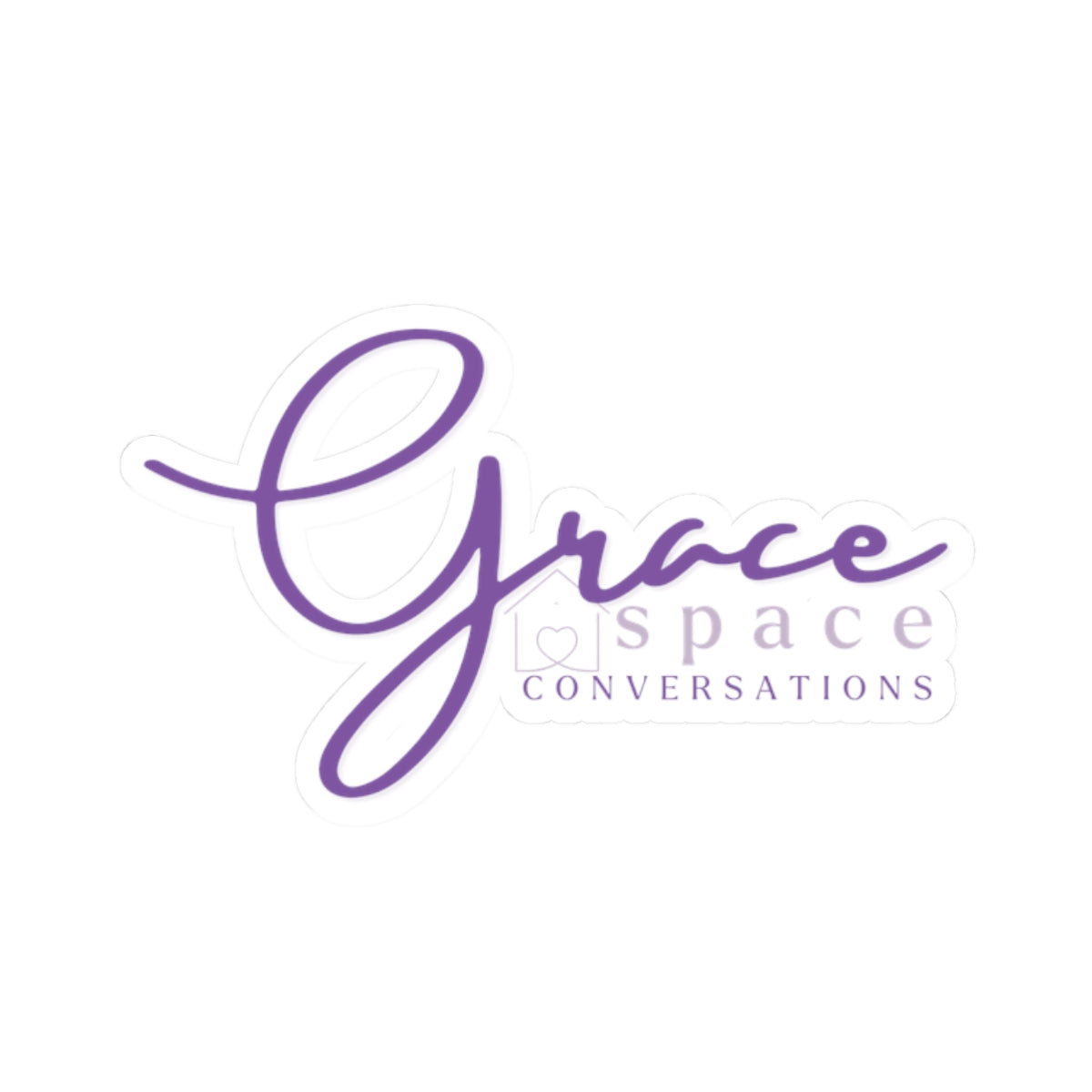 GraceSpace Conversations Kiss-Cut Sticker