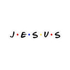 Jesus F•R•I•E•N•D•S Kiss-Cut Sticker