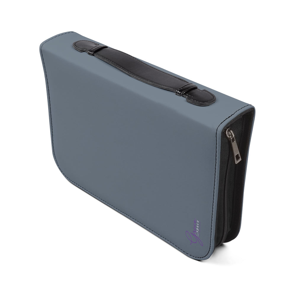 Abide John 15 Zippered Bible Case - Slate