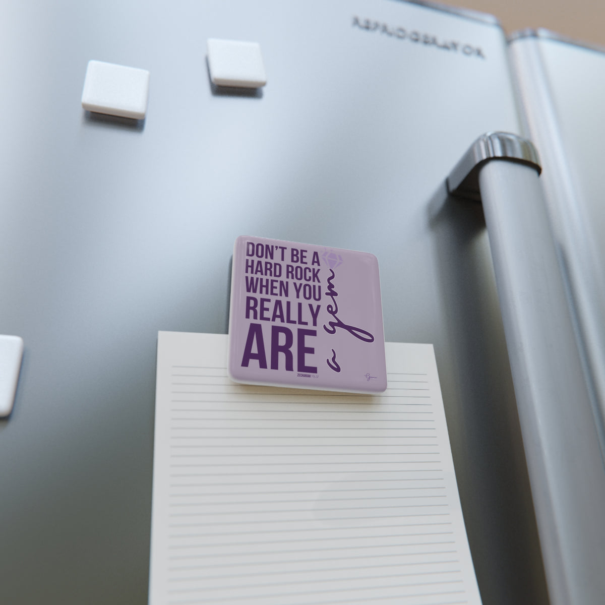 You Really Are a Gem Square Porcelain Magnet