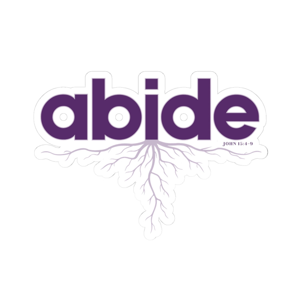 Abide John 15 Kiss-Cut Sticker
