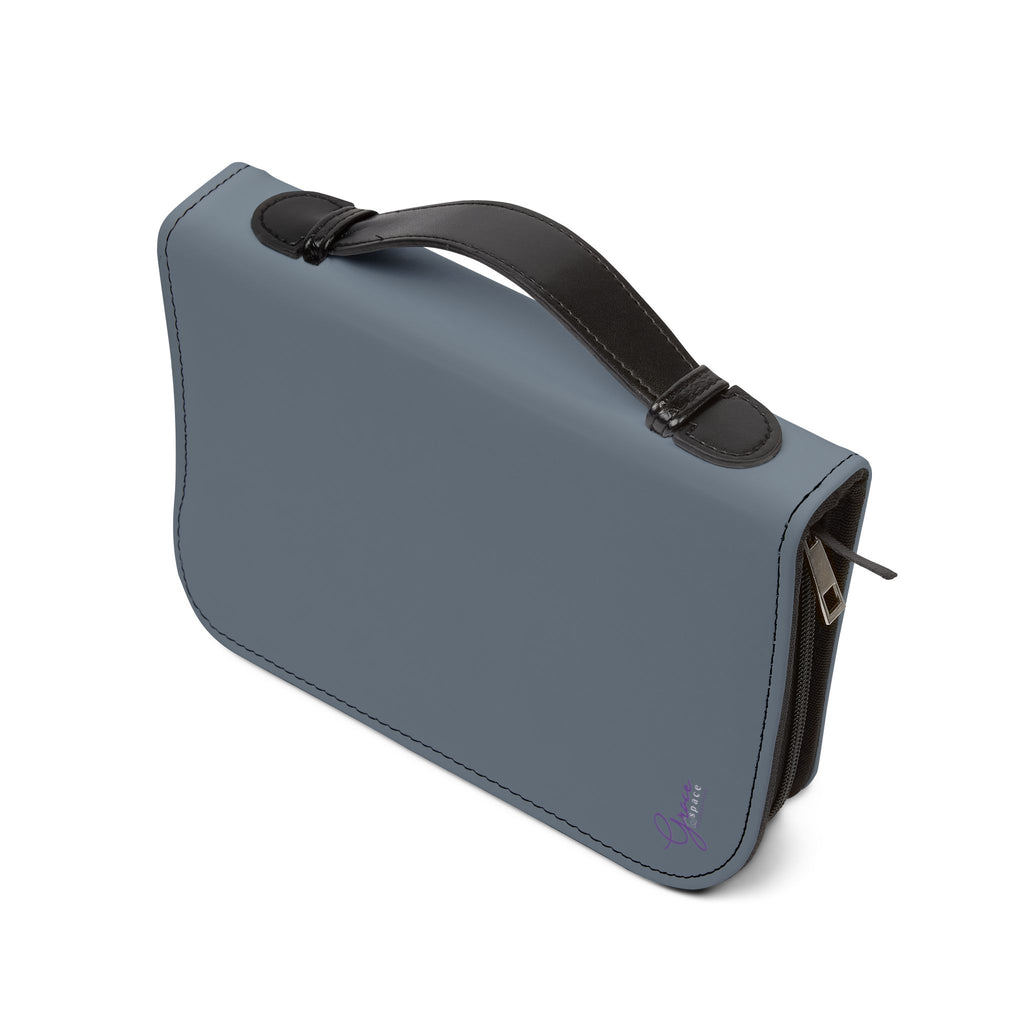 Abide John 15 Zippered Bible Case - Slate
