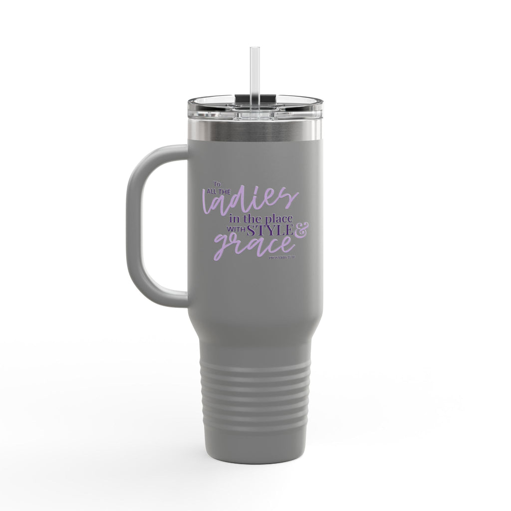 Style & Grace 40oz Travel Tumbler