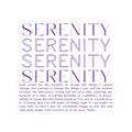 Serenity Prayer Kiss-Cut Sticker
