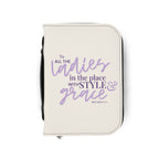 Style & Grace Zippered Bible Case - Snow
