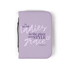 Style & Grace Zippered Bible Case - Thistle