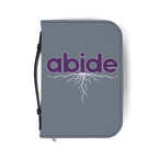 Abide John 15 Zippered Bible Case - Slate