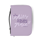 Style & Grace Zippered Bible Case - Thistle