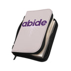 Abide John 15 Zippered Bible Case - Rose